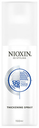 Nioxin 3D Styling Pro Thick Technology Thickening Spray stylingový sprej pre dodanie textúry a plnosti