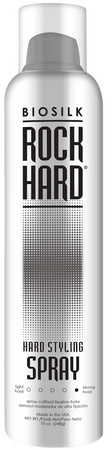 BioSilk Rock Hard Styling Spray lak na vlasy extra tužící