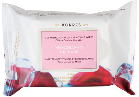 Korres Pomegranate Cleasing Wipes Abschmink-Tücher für Mischhaut