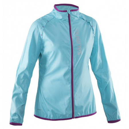 Salming Running Ultralite Jacket Women Turquoise Jacket