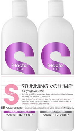 TIGI S-Factor Stunning Volume Tween Duo balíček produktov pre jemné vlasy