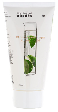 Korres Styling gel Lime stylingový gel s jemně tužicím efektem
