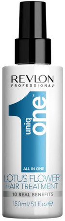 Revlon Professional Uniq One Lotus Flower Leave-in Hair Treatment leave-in care with a lotus flower scent