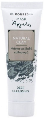 Korres Natural Clay Deep Cleansing Mask deeply cleansing face mask with white clay