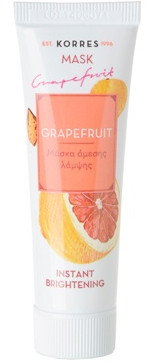 Korres Grapefruit Instant Brightening Mask rozjasňujúci pleťová maska pre všetky typy pleti
