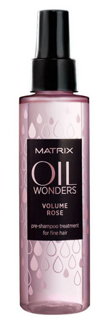 Matrix Oil Wonders Volume Rose Pre-Shampoo Treatment péče pro jemné vlasy před mytím