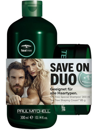Paul Mitchell Tea Tree Special Save On Duo sada povzbudzujúci šampón a stylingový krém