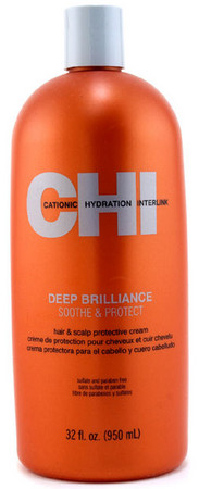 CHI Deep Brilliance Soothe & Protect Hair & Scalp Protective Cream ochranný zklidňující krém na citlivou pokožku hlavy