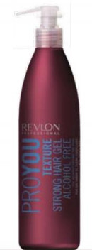 Revlon Professional Pro You Texture Strong Hair Gel Alcohol Free gel se silným zpevněním bez alkoholu