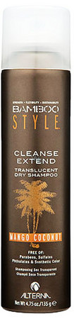 Alterna Bamboo Style Cleanse Extend Translucent Dry Shampoo Mango Coconut suchý šampon s vůní manga a kokosu