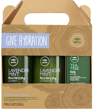 Paul Mitchell Tea Tree Lavender Mint Give Hydration darčekový balíček pre hydratáciu suchých vlasov