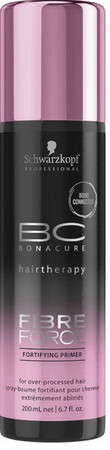 Schwarzkopf Professional Bonacure Fibre Force Fortifying Primer strengthening leave-in care for damaged hair