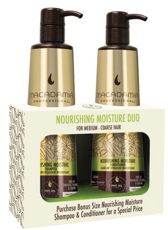 Macadamia Nourishing Repair Duo sada šampon + kondicionér pro normální až hrubé vlasy