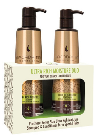 Macadamia Ultra Rich Repair Duo sada šampón + kondicionér pre silné, hrubé a kučeravé vlasy