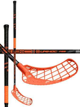 Unihoc EPIC 29 black/orange Florbalová hokejka