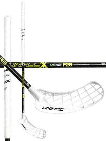 Unihoc EPIC TeXtreme 26 white/black Florbalová hokejka