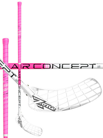 Zone floorball Monster AIR SL Curve 3.0° 25 pink/white Florbalová hokejka