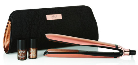 ghd Copper Luxe Platinum Premium Gift Set Geschenkset aus Platinum Styler, 2x10ml Nagellack