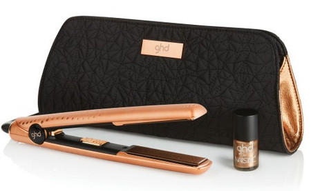 ghd Copper Luxe Classic Premium Gift Set Geschenkset aus Platinum Styler + Nagellack