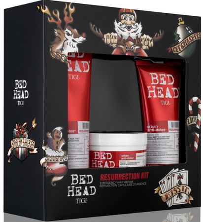 TIGI Bed Head Urban Antidoses Resurrection Kit Xmas Set darčekový balíček pre regeneráciu poškodených vlasov
