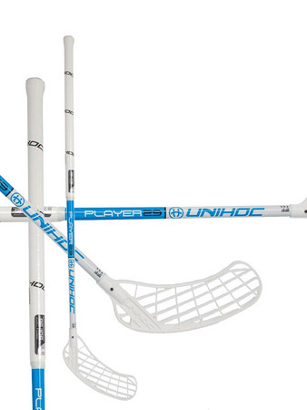 Unihoc Player 29 white/blue Florbalová hokejka