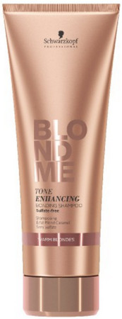 Schwarzkopf Professional BlondME Tone Enhancing Bonding Shampoo Warm Blondes posilňujúci šampón pre teplé odtiene blond vlasov