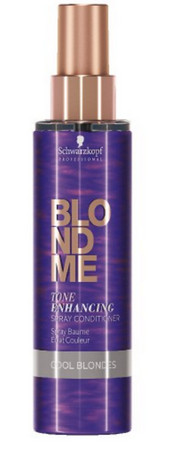 Schwarzkopf Professional BlondME Tone Enhancing Spray Conditioner Cool Blondes Leave-In Spray Conditioner