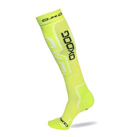 OxDog Compress Socks neon yellow Kompresní štulpny