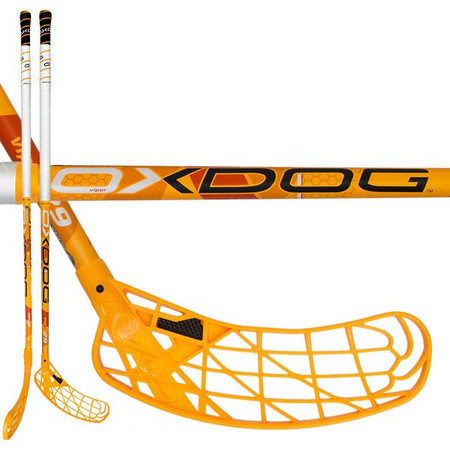 OxDog VIPER SUPERLIGHT 29 orange 101 ROUND Florbalová hokejka