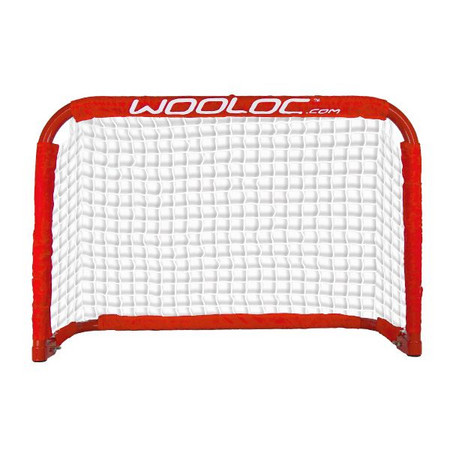 Wooloc GOAL 90x60 red Collapsible floorball goal