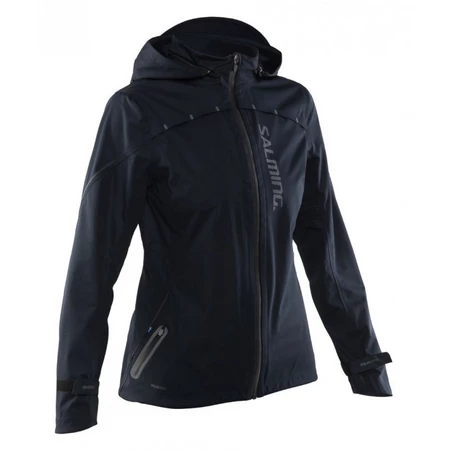 Salming Run Abisko Rain Jkt Women Black Jacke