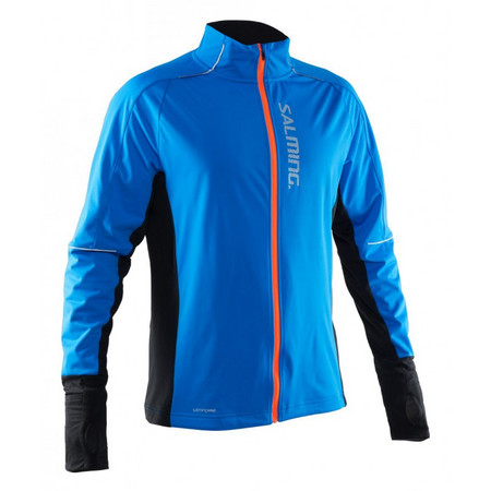 Salming Run Thermal Wind Jkt Men Electric Blue/Black Jacke