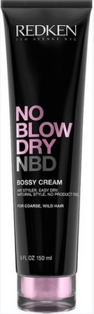 Redken No Blow Dry Bossy Cream stylingový krém pre prirodzené schnutie silných alebo hrubých vlasov