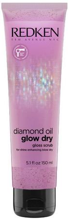Redken Diamond Oil Glow Dry Gloss Scrub Schonendes Haarpeeling für mehr Glanz