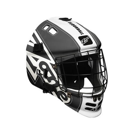 Zone floorball LEGEND black/white Brankářská helma