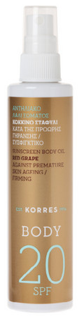 Korres Red Grape Sunscreen Body Oil SPF20
