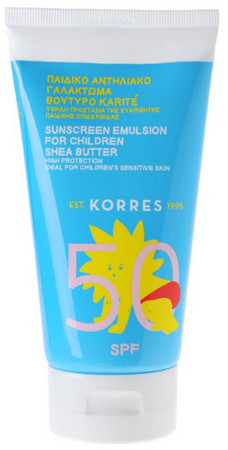 Korres Sunscreem Emulsion for Children Shea Butter SPF50 - Tube