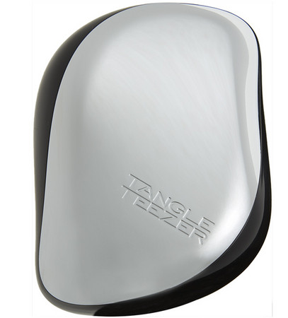 Tangle Teezer Compact Styler Silver Luxe silberne kompakte Haarbürste