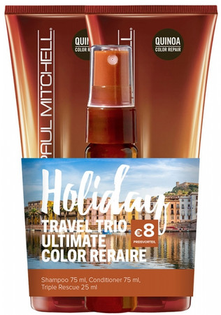 Paul Mitchell Ultimate Color Repair Holiday Travel Trio Set cestovní sada pro barvené vlasy