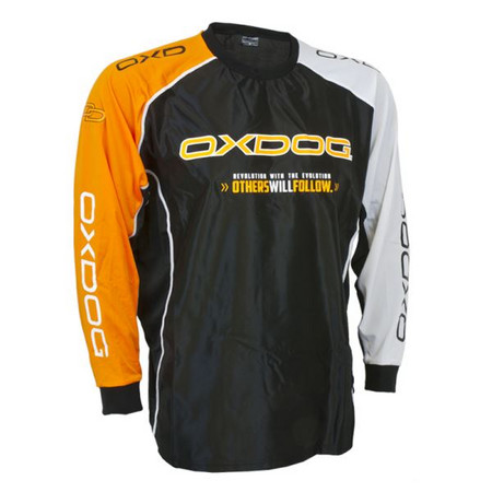 OxDog TOUR GOALIE SHIRT BLACK/OR, no padding Brankařský dres