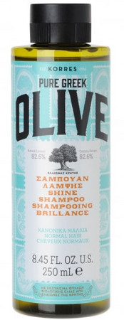 Korres Pure Greek Olive Shine Shampoo Shampoo mit Olivenblatt-Extrakt