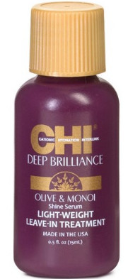 CHI Deep Brilliance Leave-In Shine Serum leichtes nicht ausspülendes Serum für Glanz