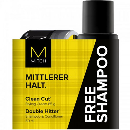 Paul Mitchell Mitch free Shampoo - Clean Cut kozmetická sada šampón + stylingový krém