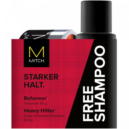 Paul Mitchell Mitch free Shampoo - Reformer kozmetická sada stylingová pasta + mini šampón