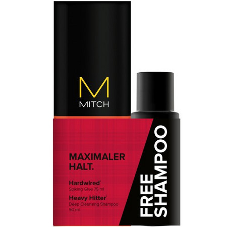 Paul Mitchell Mitch free Shampoo - Hardwired kosmetická sada vlasové lepidlo + mini šampon