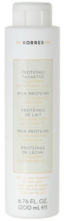 Korres Milk Proteins 3 in 1 Cleasing Emulsion odličovacia emulzia s mliečnymi proteínmi