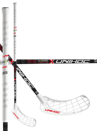 Unihoc EPIC TeXtreme Curve 1.0º 26 white/red Florbalová hokejka