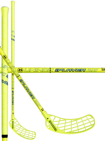 Unihoc REPLAYER Top Light 26 neon yellow/blue Florbalová hokejka