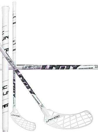 Unihoc UNITY TL II 29 white/purple Floorball Schläger