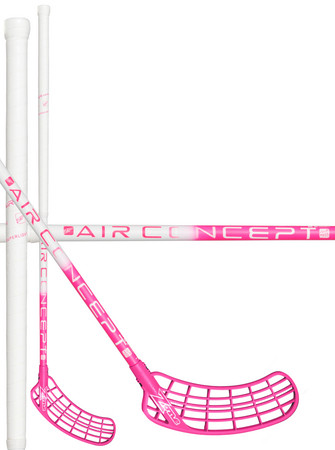 Zone floorball SUPREME AIR SL Curve 1.0° 29 white/pink Florbalová hokejka